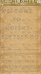 Mobile Screenshot of ancient-battles.com